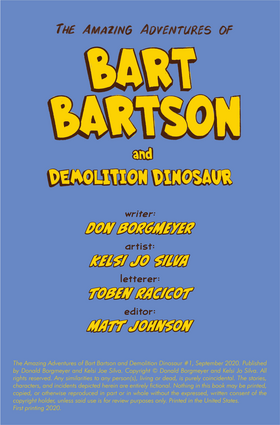 Read The Amazing Adventures of Bart Bartson and Demolition Dinosaur  1 Page 2 in English