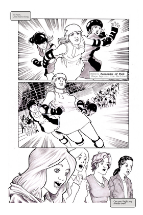 Read Fast and Frightening - A Comic About Roller Derby  1 Page 8 in English