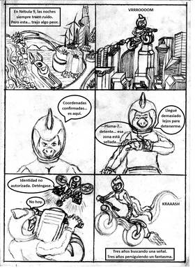 Read Pluma-7 Contra el Terror del Vacío  1 Page 2 in Spanish