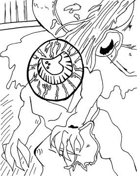 Read Japanese Yokai Horror Coloring Book  1 Page 8 in English