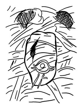 Read Monster Faces Coloring Book  1 Page 10 in English