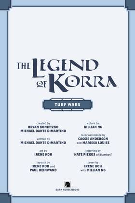 Read The Legend of Korra  1 Page 3 in English