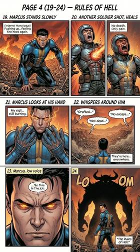 Read HELL HAS A DRAFT — ISSUE #1  1 Page 4 in English