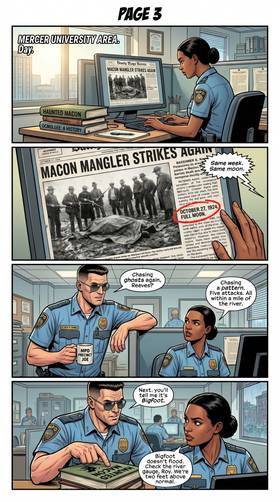 Read MACON MOONLIGHT #1: “NO HUNTING”  1 Page 3 in English
