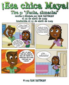 Read That Kid Maya!  5 Page 2 in Spanish