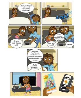 Read That Kid Maya!  7 Page 4 in Spanish