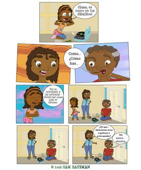 Read That Kid Maya!  7 Page 8 in Spanish