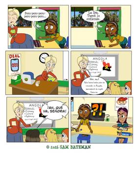 Read That Kid Maya!  8 Page 2 in Spanish