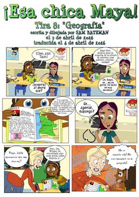Read That Kid Maya!  8 Page 3 in Spanish