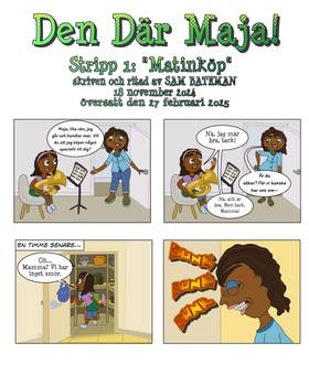 Read That Kid Maya!  1 Page 2 in Swedish