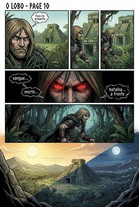Read O Lobo  1 Page 10 in Brazilian Portuguese
