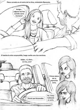 Read El Taxista: La Pasajera de la Medianoche  1 Page 8 in Spanish