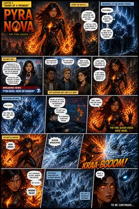 Read     Pyra Nova – The Fire Queen Rises   1 Page 3 in English