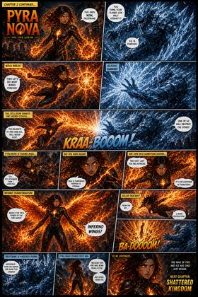 Read     Pyra Nova – The Fire Queen Rises   1 Page 4 in English