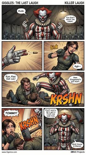 Read "Giggles: The Last Laugh"ISSUE #2: “THE FUNHOUSE”  1 Page 2 in English