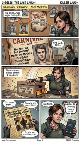 Read "Giggles: The Last Laugh"ISSUE #2: “THE FUNHOUSE”  1 Page 3 in English