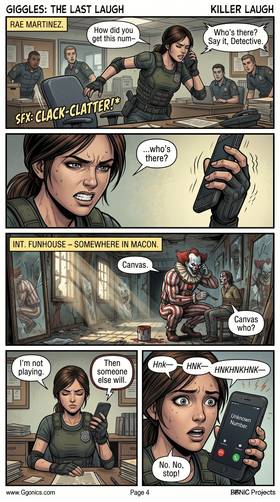 Read "Giggles: The Last Laugh"ISSUE #2: “THE FUNHOUSE”  1 Page 4 in English