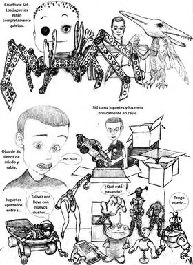 Read Toy Story PG: Los Juguetes Prohibidos del Terrible Sid  1 Page 4 in Spanish