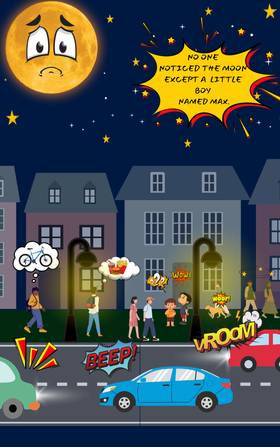 Read I'm Not Just A Moon: A Children's Comic Book   1 Page 1 in English