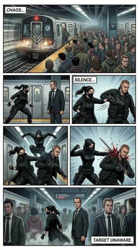 Read THE QUIET WAR – ISSUE #1: SILENT ENTRY  1 Page 4 in English