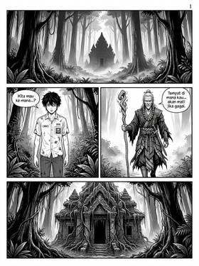 Read ISEKAI NUSANTARA: KUTUKAN CANDI TERLARANG  3 Page 2 in Indonesian