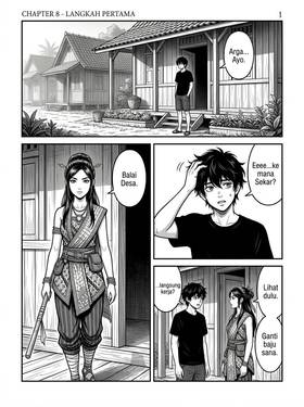 Read ISEKAI NUSANTARA: KUTUKAN CANDI TERLARANG  8 Page 2 in Indonesian