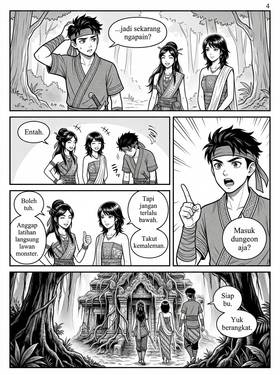 Read ISEKAI NUSANTARA: KUTUKAN CANDI TERLARANG  12 Page 5 in Indonesian