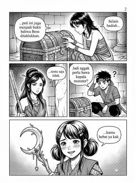 Read ISEKAI NUSANTARA: KUTUKAN CANDI TERLARANG  13 Page 3 in Indonesian