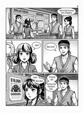 Read ISEKAI NUSANTARA: KUTUKAN CANDI TERLARANG  13 Page 9 in Indonesian