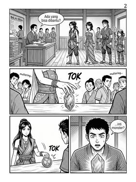 Read ISEKAI NUSANTARA: KUTUKAN CANDI TERLARANG  14 Page 3 in Indonesian
