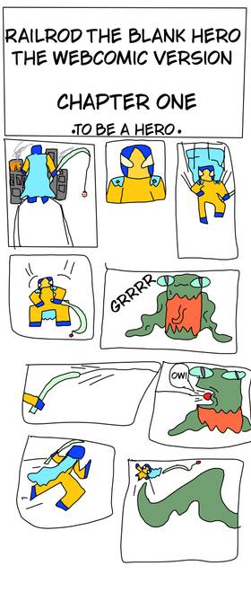 Read Railrod the blank hero the webcomic version   2 Page 2 in English