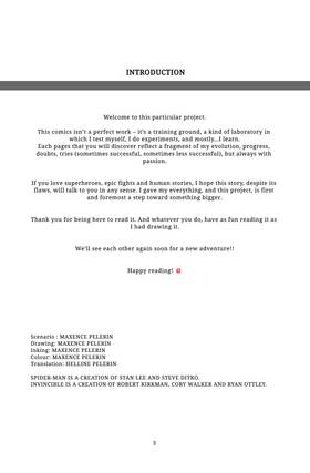 Read Spider-Man & INVINCIBLE (fan comic)  1 Page 3 in English