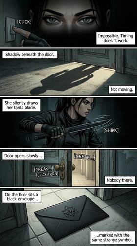 Read THE QUIET WAR– ISSUE #2 “ECHO PATTERNS”  1 Page 3 in English