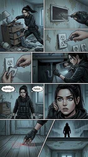 Read THE QUIET WAR– ISSUE #2 “ECHO PATTERNS”  1 Page 5 in English