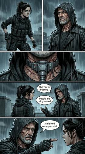 Read THE QUIET WAR– ISSUE #2 “ECHO PATTERNS”  1 Page 6 in English