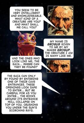 Read Galactic Travels of Nebuluk and Amarok  1 Page 9 in English