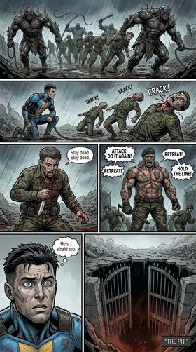 Read HELL HAS A DRAFT — ISSUE #2 “THE PIT”  1 Page 2 in English