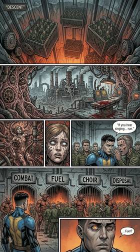 Read HELL HAS A DRAFT — ISSUE #2 “THE PIT”  1 Page 3 in English