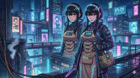 Read Cyber Neon Dreams  1 Page 1 in English