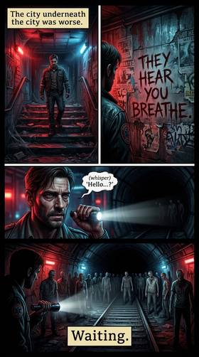 Read 🩸 ZERO PULSE — ISSUE #2 “THE BURIED CITY”  1 Page 2 in English