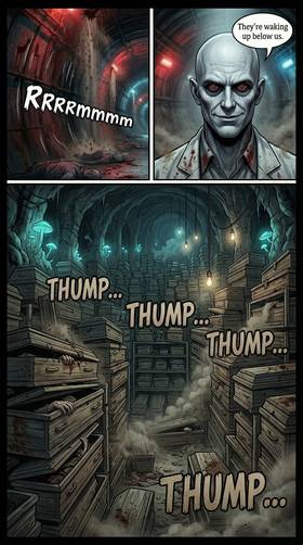 Read 🩸 ZERO PULSE — ISSUE #2 “THE BURIED CITY”  1 Page 9 in English