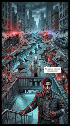 Read 🩸 ZERO PULSE — ISSUE #2 “THE BURIED CITY”  1 Page 10 in English
