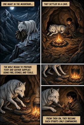 Read The Legend of the Grey Wolf  1 Page 3 in English