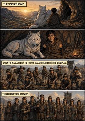 Read The Legend of the Grey Wolf  1 Page 4 in English