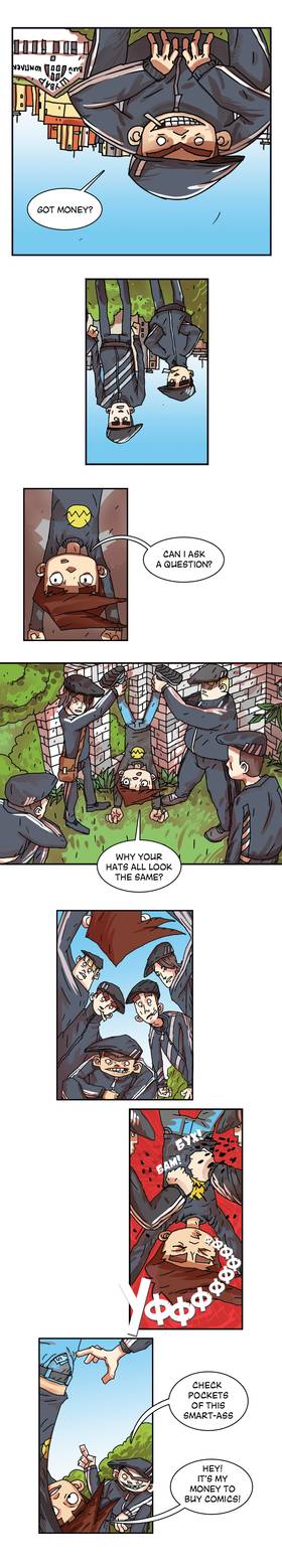 Read Three vs Evil: Webcomic version  1 Page 2 in English
