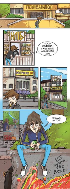 Read Three vs Evil: Webcomic version  1 Page 5 in English