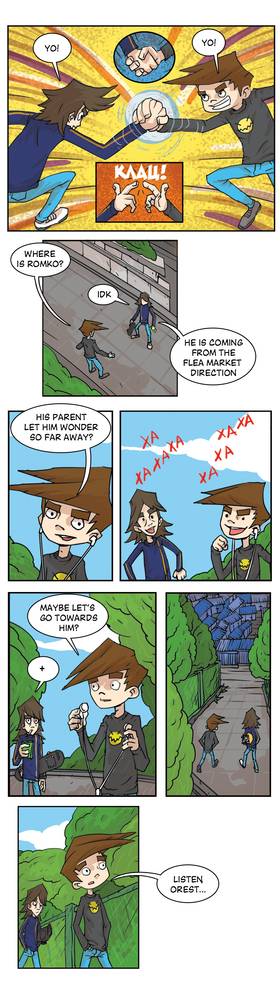 Read Three vs Evil: Webcomic version  1 Page 6 in English