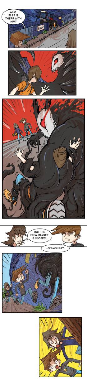Read Three vs Evil: Webcomic version  1 Page 8 in English