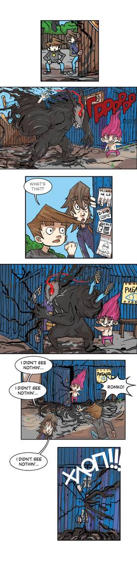 Read Three vs Evil: Webcomic version  1 Page 10 in English