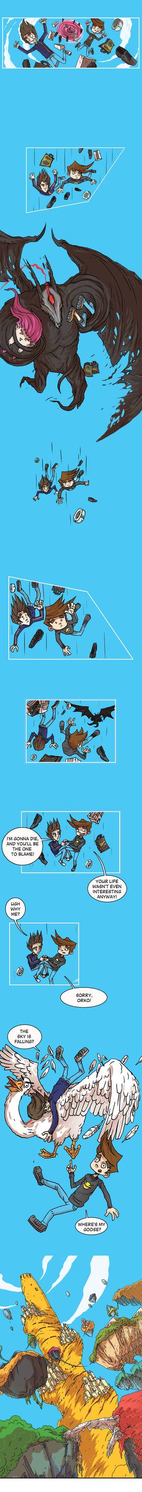 Read Three vs Evil: Webcomic version  2 Page 1 in English